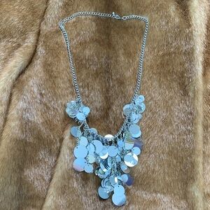 Elegant and Stylish Silver Statement Necklace. Pre-owned. Excellent condition.